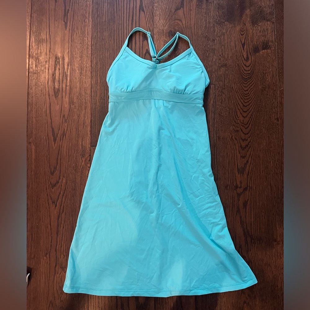 Athleta Coastline Aqua Swimdress XXS